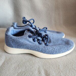 Allbirds Shoes Women's 10 Blue Wool Runners Light Blue 1218 NV1 Sneakers